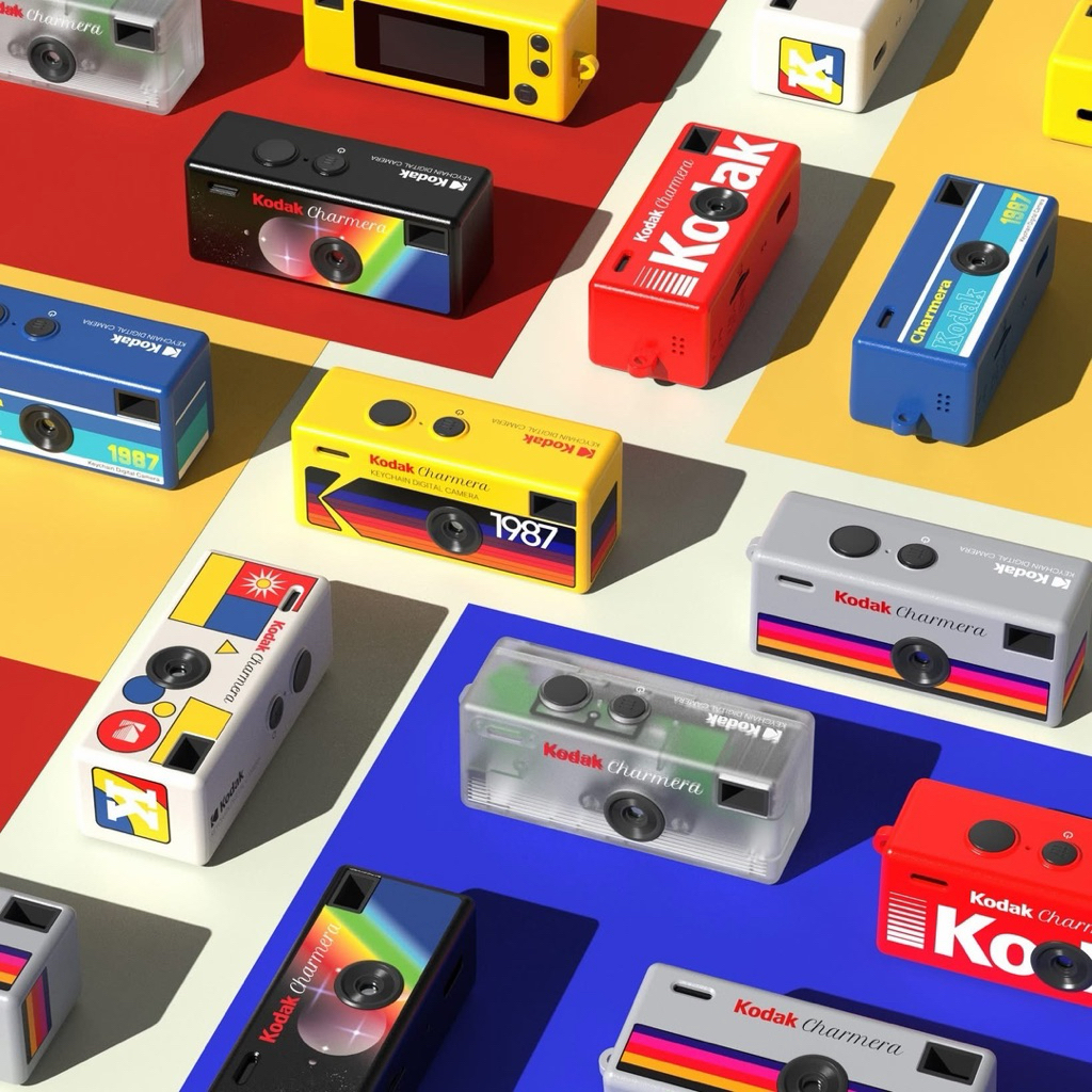 💥สินค้าพร้อมส่ง ส่งด่วน 4ชม.💥 KODAK CHARMERA แบบสุ่ม 1 กล่อง- Keychain Digital C