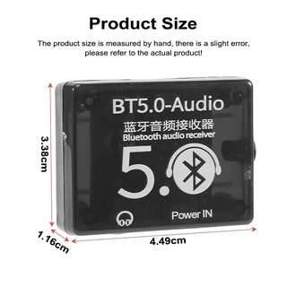 AUX/RCA ตัวรับสัญญานบลูทูธ BT5.0 รับไกล 15-30 เมตร เครื่องรับสัญญาณเสียง