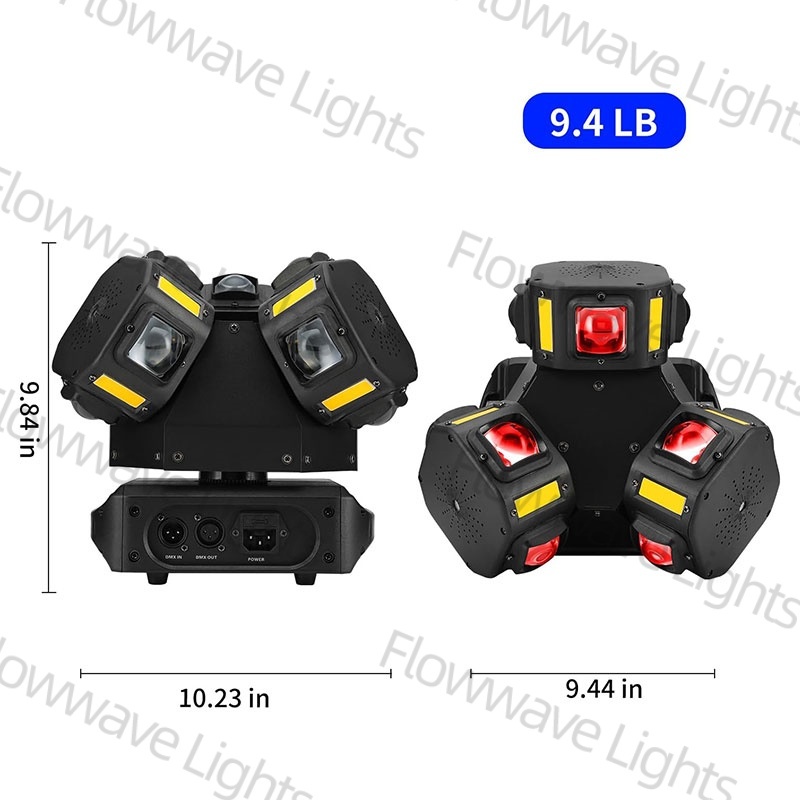 Flowwave ไฟดิสโก้ 3 หัวเคลื่อนไหว 150W รูปที่ 6