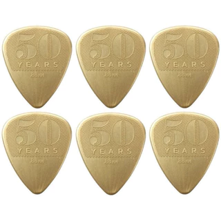 ปิ๊กกีตาร์ Jim Dunlop 50th Anniversary Nylon เป็นปิ๊กกีตาร์รุ่นพิเศษที่ผลิตขึ้นเพื่อฉลองครบรอบ 50 ปีของ Jim Dunlop