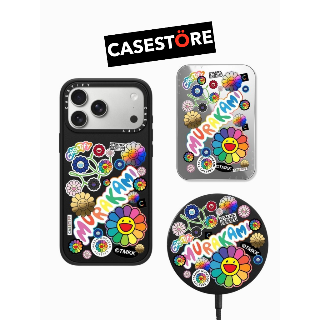 [🌼พร้อมส่ง🌼] CASETiFY | อุปกรณ์เสริม TAKASHI MURAKAMI x CASETiFY: FLOWERS BLOOM