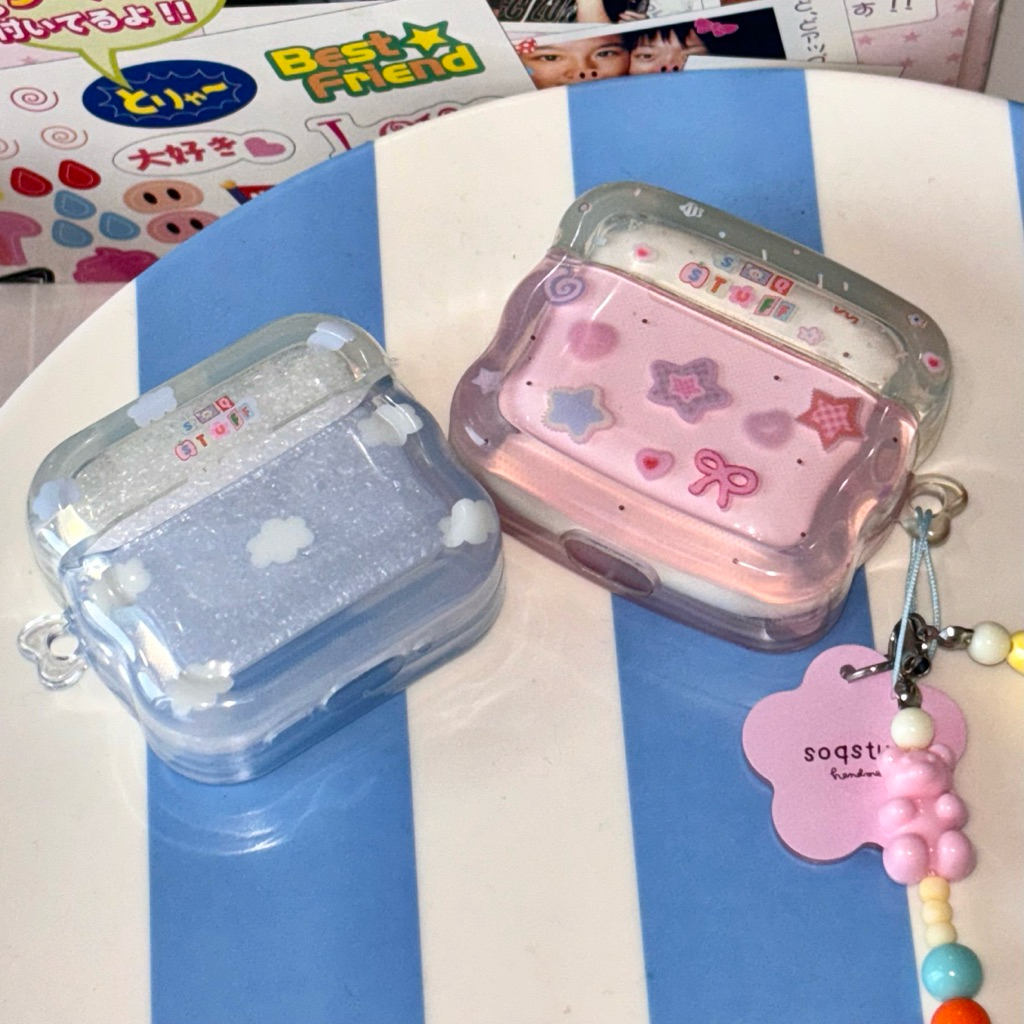 พร้อมส่ง❣️ เคสสนุ่ม 💌 เคสสำหรับแอร์พอดนุ่มฟู📢ใส่ง่ายถอดง่าย👍 headphone fluffy case🍀🧸