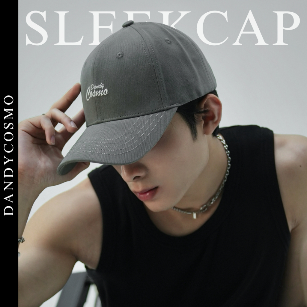 DANDY COSMO | หมวกแก๊ป ออกแบบพิเศษ 4D ทรงลึก ใส่แล้วหน้าเล็ก พรางแก้ม ทรงสวย Unisex รุ่น Sleek Cap