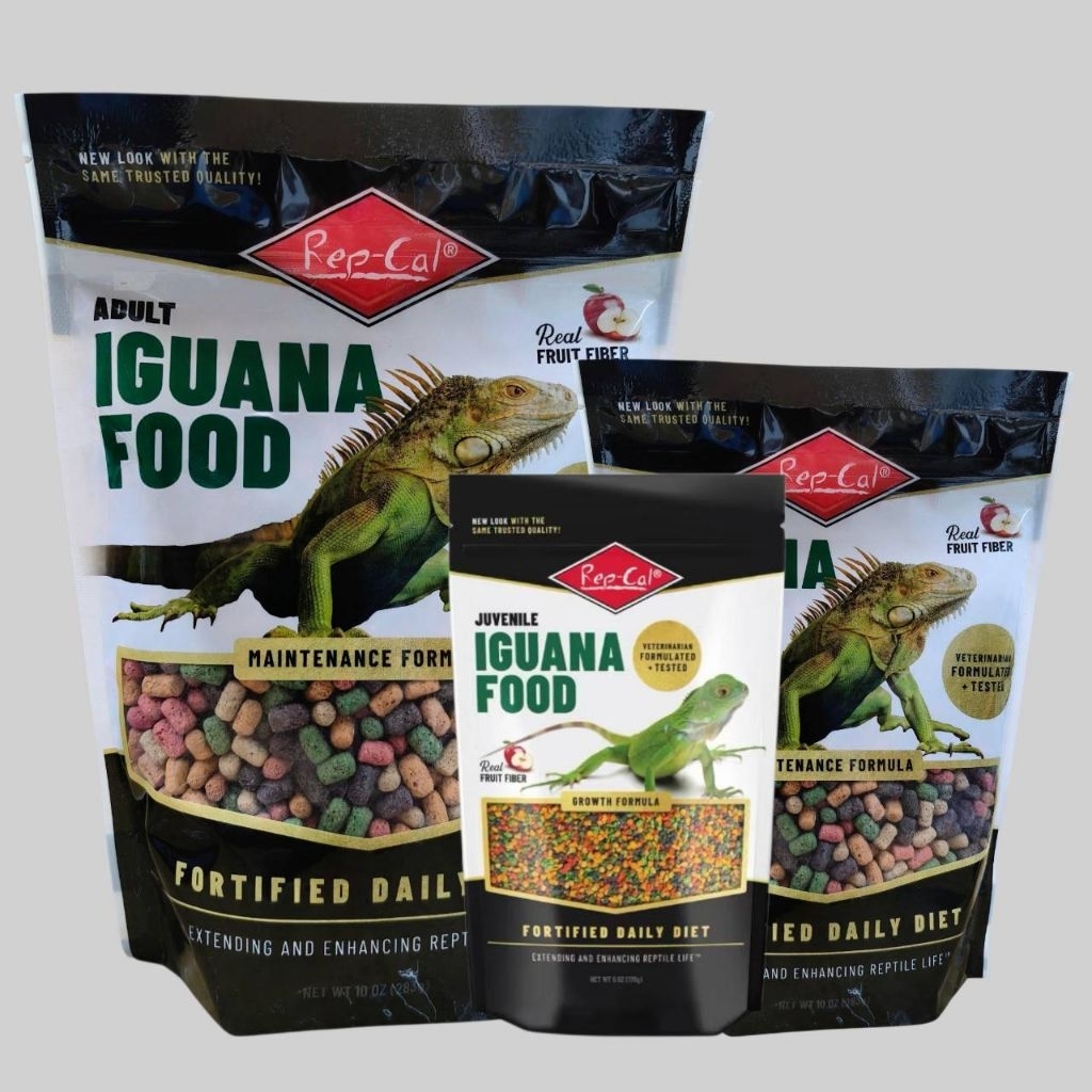 Rep-Cal lguana Food อาหารเม็ดสำเร็จรูป อาหารสัตว์เลื้อยคลาน อาหารอีกัวน่า เด็กเเละโตเต็มไว