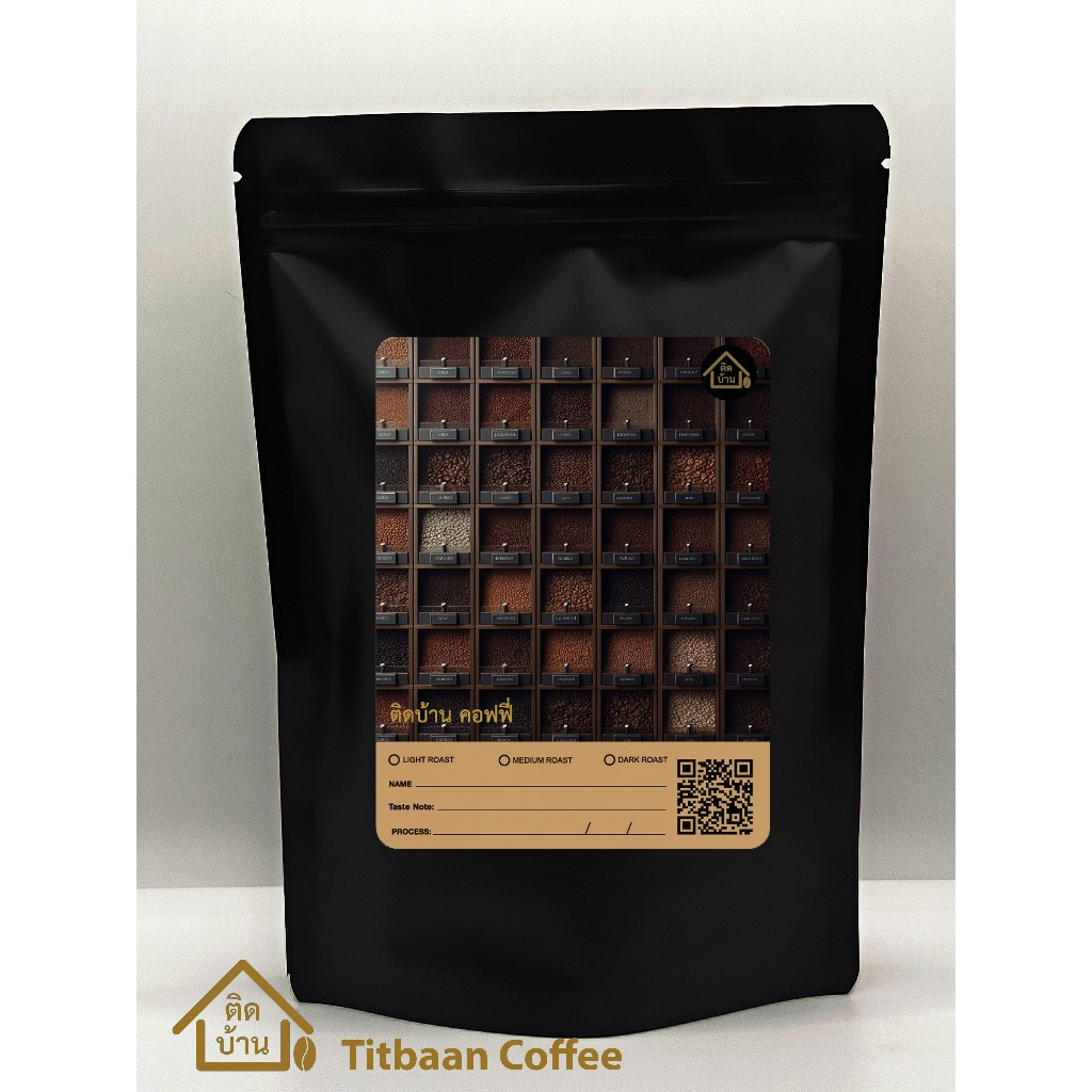 เมล็ดกาแฟ Indonesia Gayo Wet-Hulled เข้มหนักแน่นสไตล์อินโด อร่อย, คั่วเข้ม 100กรัม