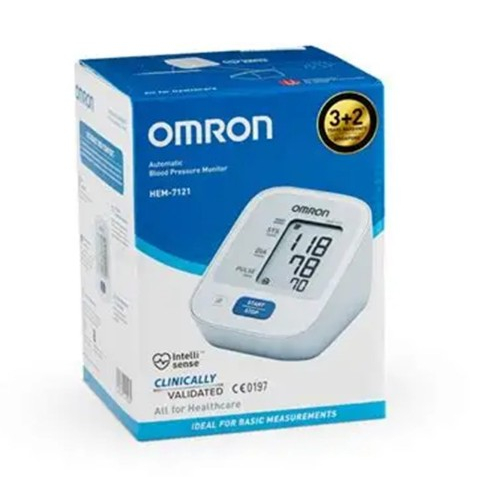 (รับประกัน 5 ปี) เครื่องวัดความดันโลหิตอัตโนมัติออมรอน Amron HEM-7121  แถมAdapter