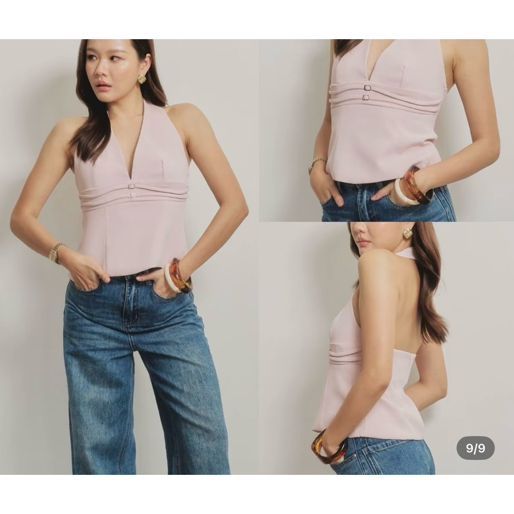 เสื้อคล้องคอป้ายswana size s usedแค่ลองรีด1ครั้ง