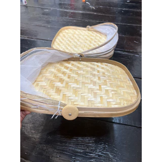 กระด้งมุ้งครอบ รุ่นใหม่! ทรงเหลี่ยมผืนผ้า ขอบตรงสวย เปิดปิดได้ง่ายขึ้น รับน้ำหนักได้เยอะขึ้น กันแมลงหวี่แมลงวันได้ 💯%