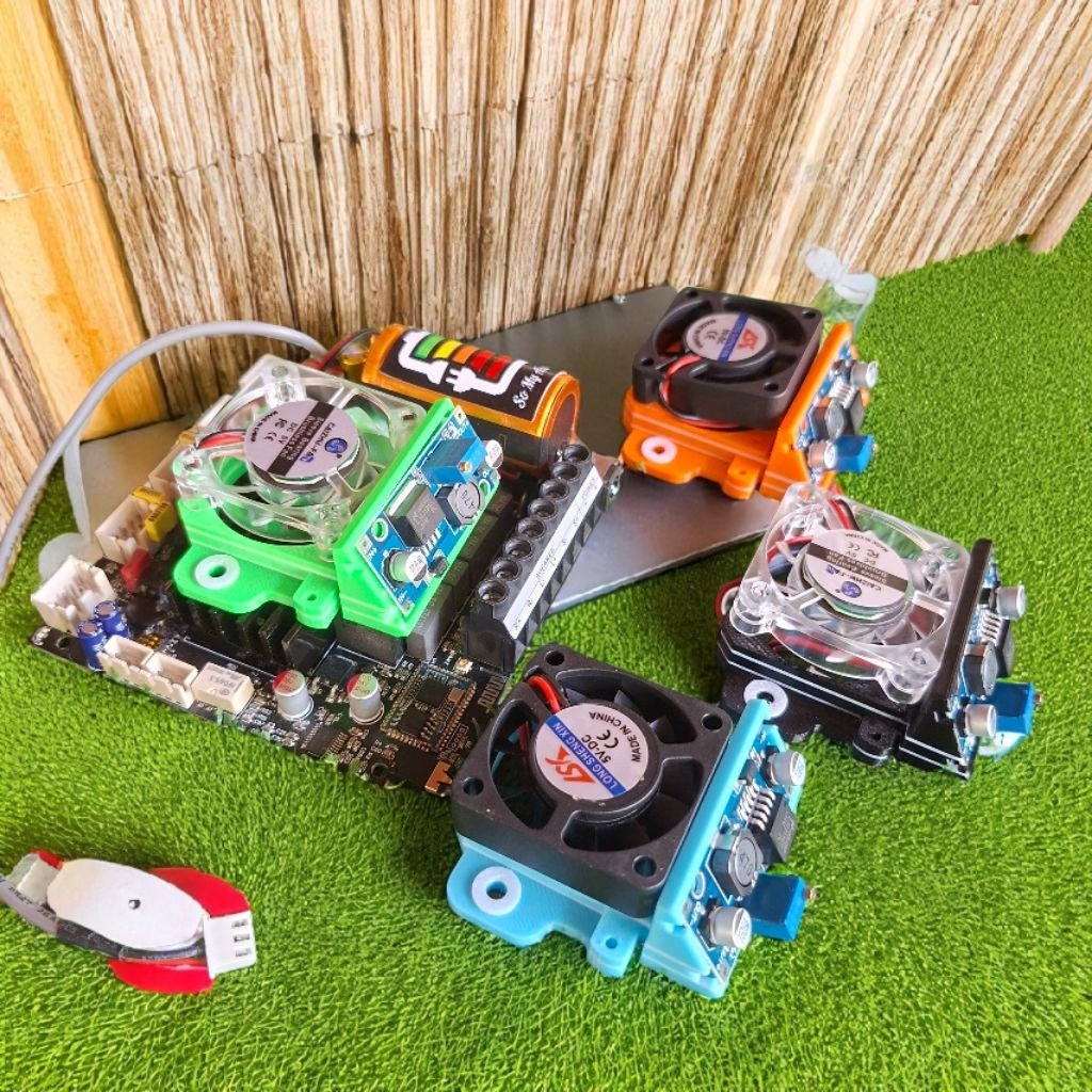 พัดลมแอมป์ ZK-ST21 ZK-ATPX1ชุดแต่งพัดลมซิ่ง ระบายความร้อน ครบชุดพร้อมน็อตยึดฟรี"