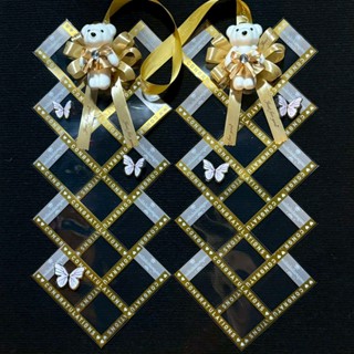 พวงมาลัยใส่ธนบัตร รูปหัวใจ ตุ๊กตาหมี ใส่ได้ 20 ใบ (ซองใส่ได้…