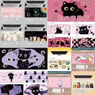 80X30CM mouse pad แผ่นรองเมาส์กันลื่นขนาดใหญ่พิเศษ หนาและกว้างขึ้น แผ่นรองโต๊ะคอมพิวเตอร์ แผ่นรองเล่นเกม ที่รองเมาส์