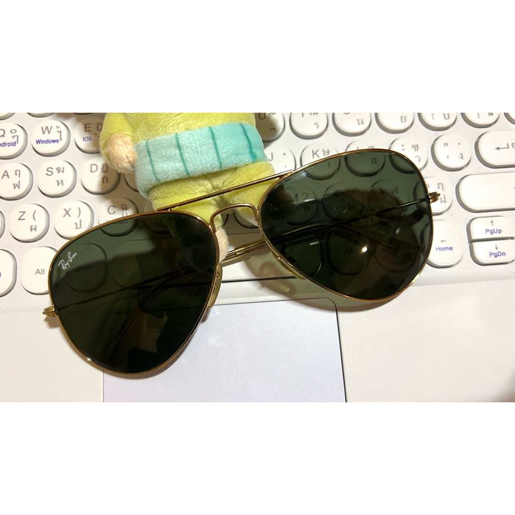 RAYBAN RB3025 มือ2 สภาพดี (พร้อมกล่องใส่แว่น+ผ้าเช็ดแว่น)