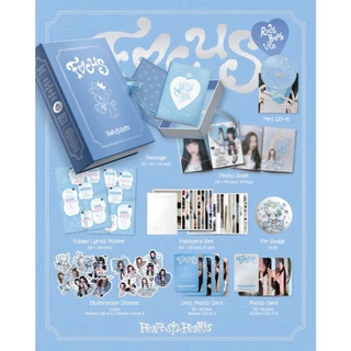 (พร้อมส่ง) อัลบั้ม FOCUS Album - Hearts2Hearts H2H Rule Book/Locket/Smini/Photobook ver POB Weverse Trainding Cards