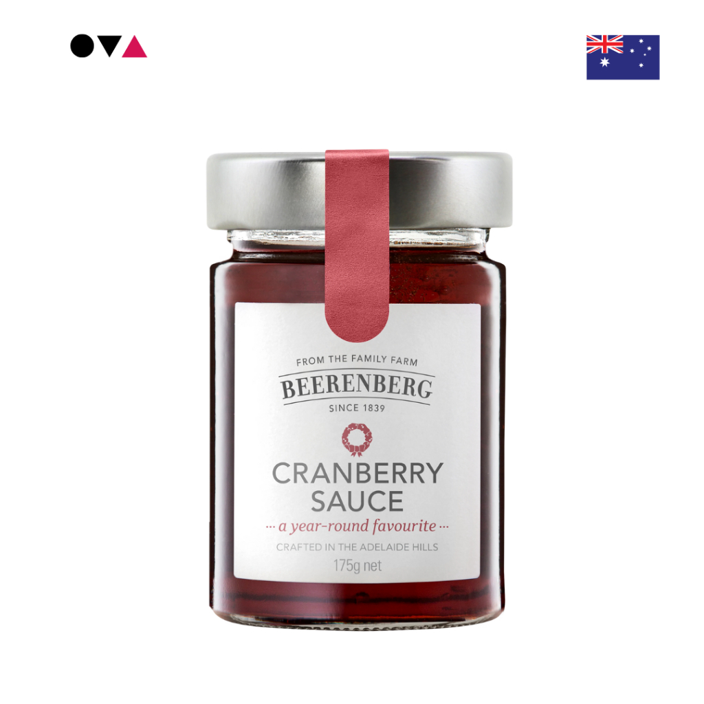 Beerenberg Cranberry Sauce 175g | ซอสแครนเบอร์รี จากออสเตรเลีย | ปราศจากกลูเตน