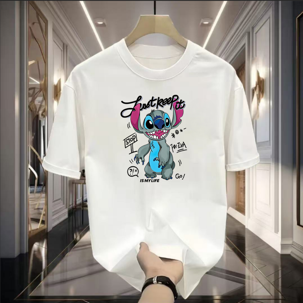 AP Store  เสื้อยืดการ์ตูน ลาย”สติทซ์” สินค้าขายดี ราคาโปรโมชั่นพิเศษ เนื้อผ้าคุณภาพดี ใส่สบาย ไม่ร้อน ส่งด่วน B0193