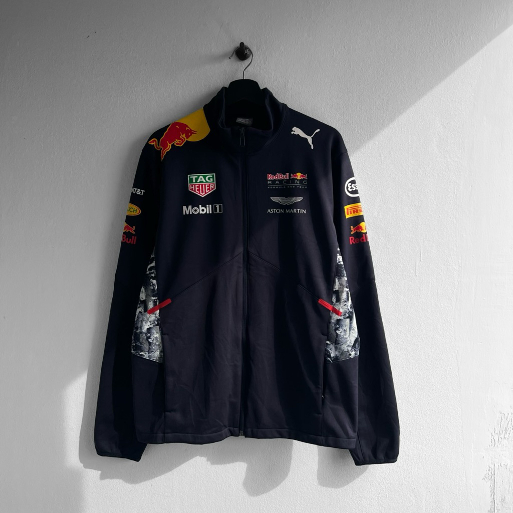 เสื้อแจ็คเก็ต PUMA RED BULL MOBILE1 RACING FORMULA 1 SOFTSHELL JACKET แท้มือสอง100%