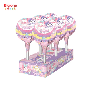 บิสคิโอ ซุปเปอร์ป๊อป อมยิ้มยักษ์ ลูกอมยักษ์ 80ก. Biskio SuperPop Lollipop Fruit Flavor 80g.