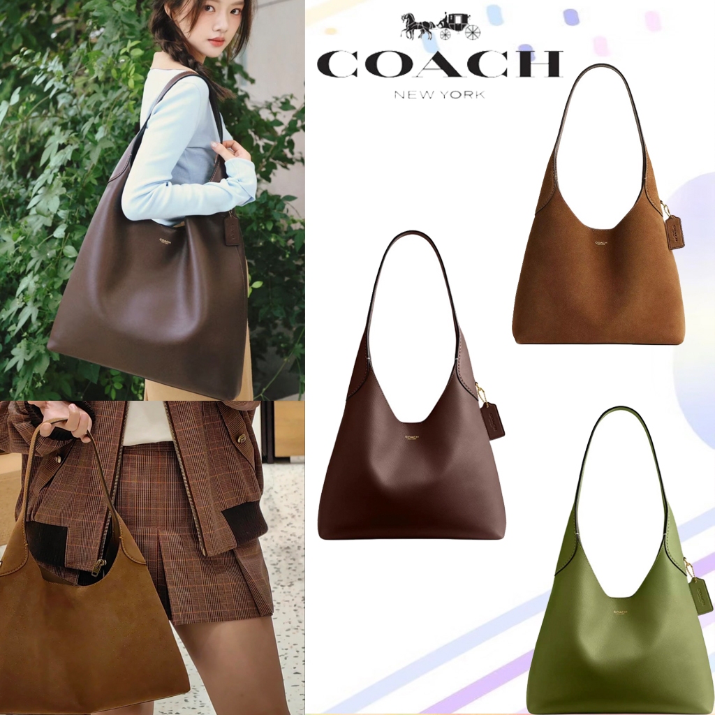 【ของแท้ 100%】 กระเป๋าโท้ทผู้หญิง ขนาดใหญ่จุของได้มาก coach brooklyn 28 CW637-B4CED/CU068-B4MPL/CU068