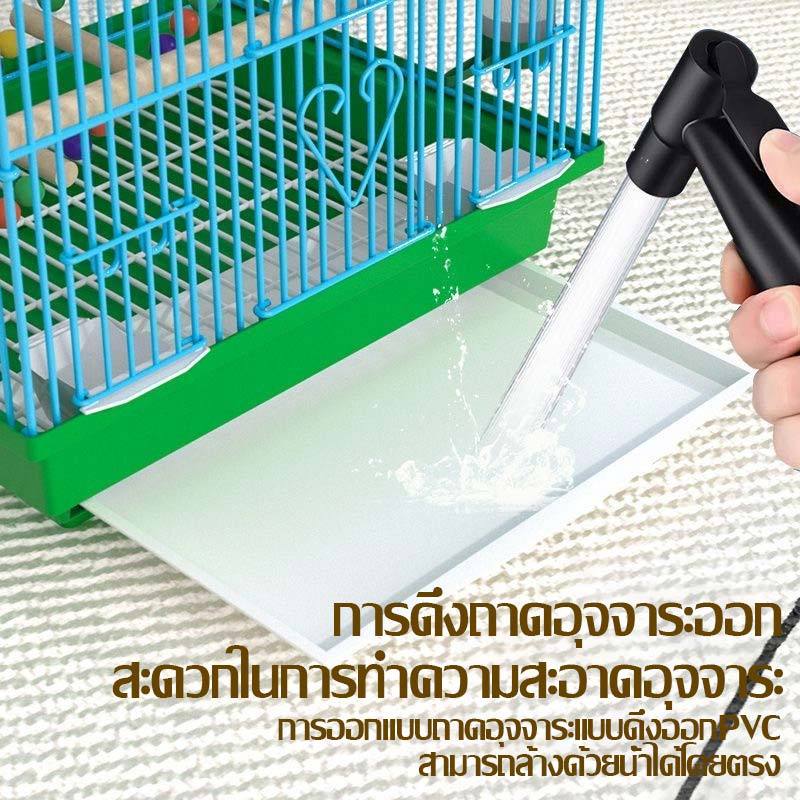 【ซื้อ1แถม8】Cage กรงนก ลวดหนา กรงสัตว์เลี้ยง กรงชูก้า กรงกระรอก พับได้ พกพาสะดวก กรงนกแก้ว กรงนกขนาดใหญ่ - รูปที่ 7