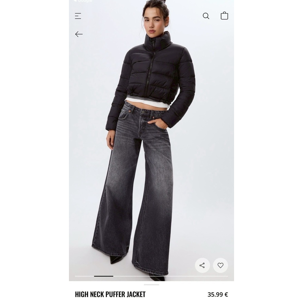 Stradivarius Puffer jacket เสื้อกันหนาว ผ้านุ่ม น้ำหนักเบา