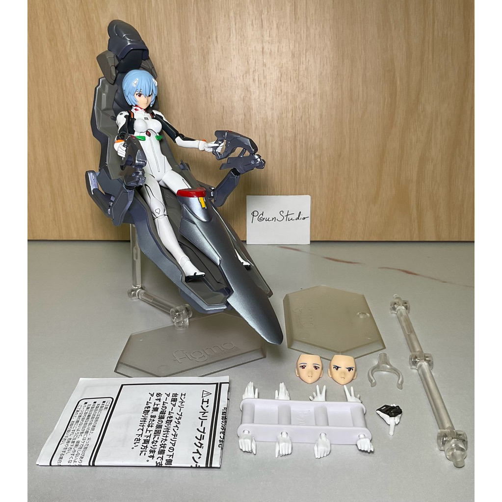 (ของแท้ : พร้อมส่ง) Good Smile Company : Figma 091 Evangelion 2.0 Rei Ayanami Plugsuit Ver.