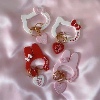 พร้อมส่ง! ตะขอ Sanrio อะคริลิค ที่เกี่ยวกระเป๋าSanrio ที่ห้อยกระเป๋าSanrio จี้ห้อยกระเป๋า Charmห้อยกระเป๋า Kitty Melody