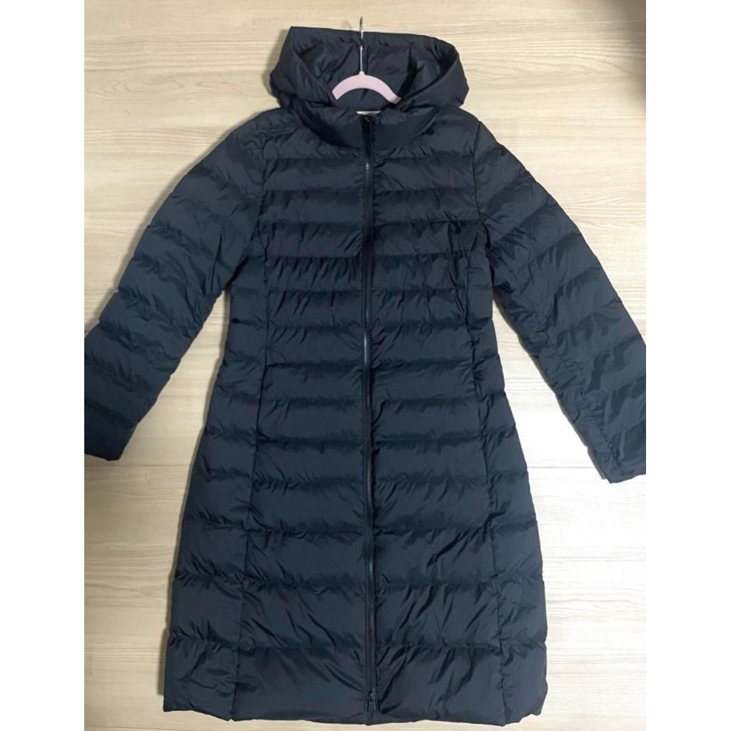 uniqlo ultra light down extra warm ขนห่าน ขนเป็ด เสื้อกันหนาว ยูนิโคล่ ตัวยาว มือสอง สีดำ size M