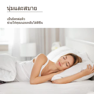ปลอกหมอนกันน้ำ ป้องกันน้ำลาย กันฝุ่น กันคราบ ขนาด 48 x 74 ซม(19 x 29 นิ้ว) ปกป้องแกนหมอน ซักเครื่องได้ (เฉพาะปลอกหมอน)