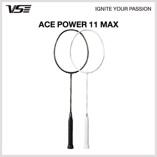 VS ไม้แบดมินตัน รุ่น ACE POWER 11 MAX แถมกริปคละสี+เอ็น+ซอง *ขึ้นเอ็น กรุณากดที่ตัวเลือกขึ้นเอ็นเท่านั้น*