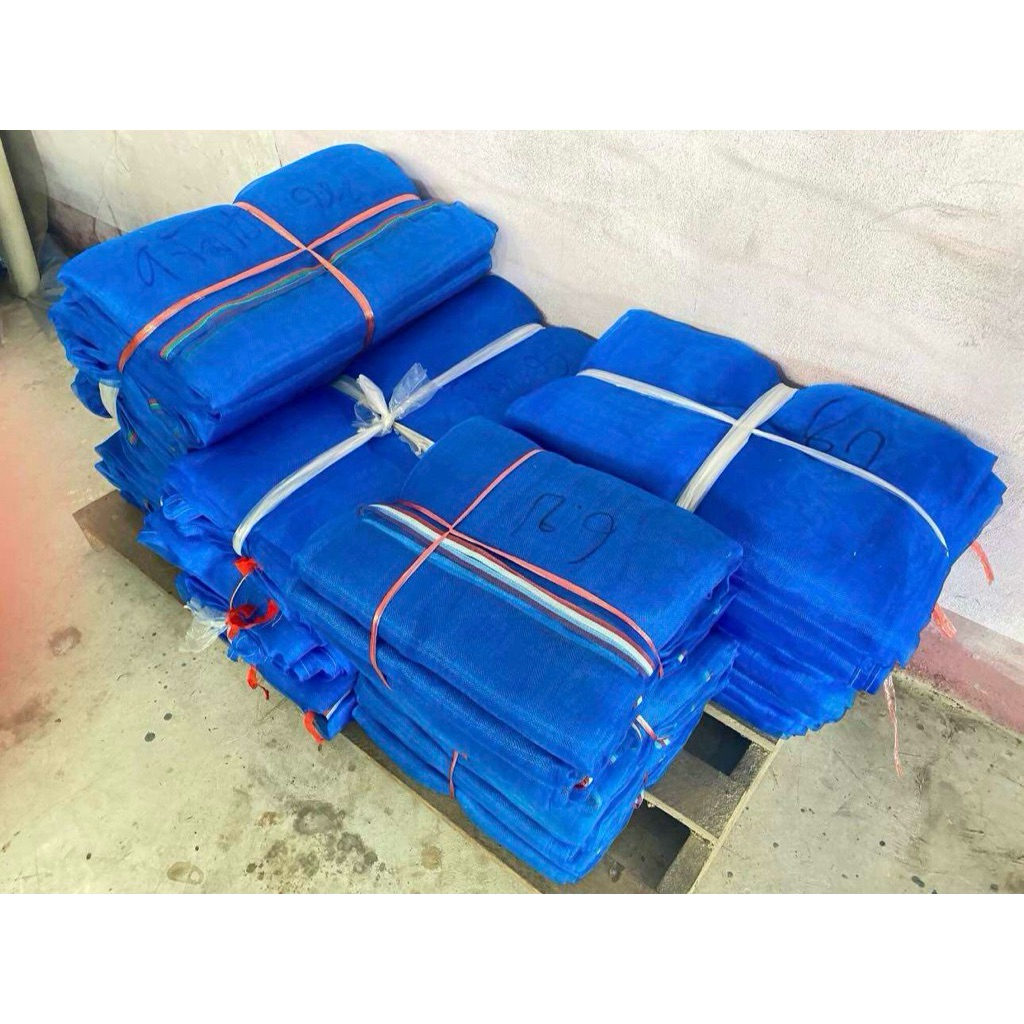 ผ้าลานตากข้าว ผ้าลาน เย็บสำเร็จพร้อมใช้งาน มีหลายขนาด มุ้งไนล่อนอย่างดี - รูปที่ 7