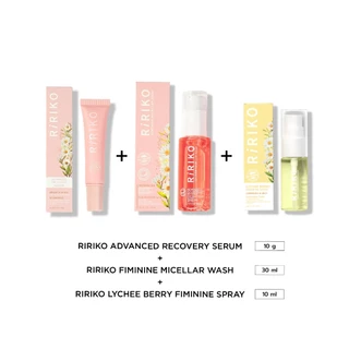 เซตคลั่งรัก RIRIKO SERUM 10 ml + Faminine Wash 30 ml + RIRIKO BODY SPRAY 10 ML