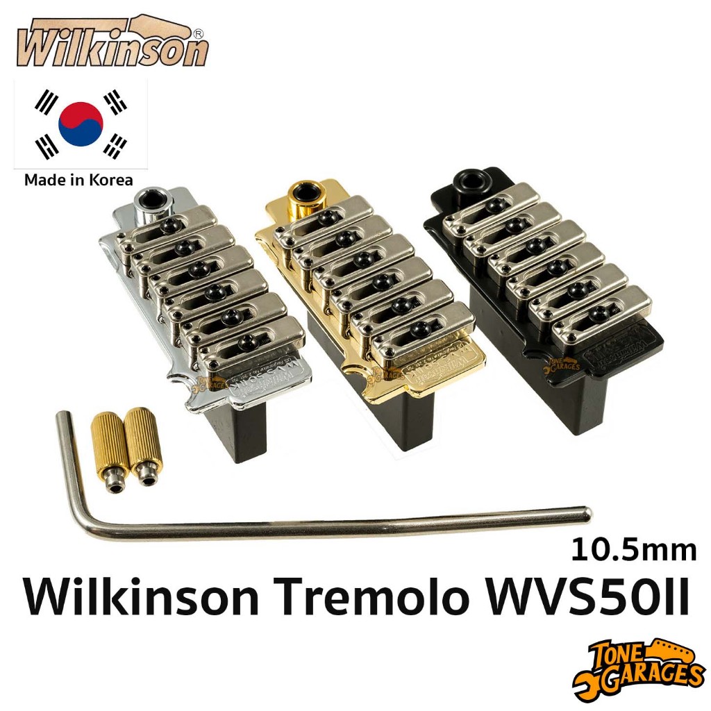Wilkinson Tremolo 2-Point ชุดคันโยก สองเสา หลากสี (10.5mm) เกาหลีแท้ (WVS50II)
