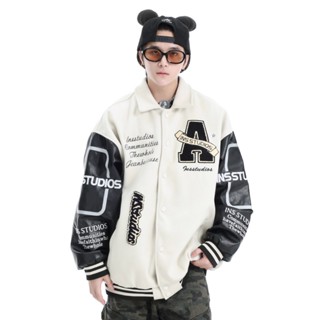 🌞U.mi.🌞 แจ็คเก็ตปั ทรงสวย สไตล์วินเทจเกาหลี ใส่ได้ทั้งชายและ…