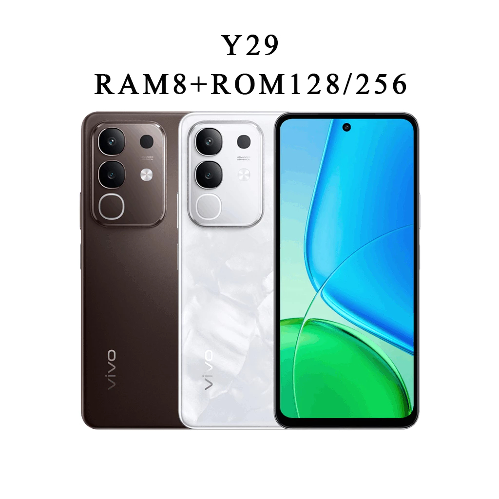 Vivo Y29 4G | (8+128GB) (8+256GB) | จอ 6.68 นิ้ว I 6500mAh | ชาร์จเร็ว 44W | ประกันศูนย์ไทย aq1·2