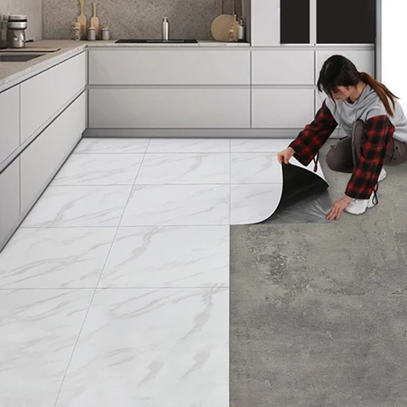 กระเบื้องยาง กระเบื้องยาง 30x30cm🔥กระเบื้องยางกาวในตัว ปูพื้นห้องนอน