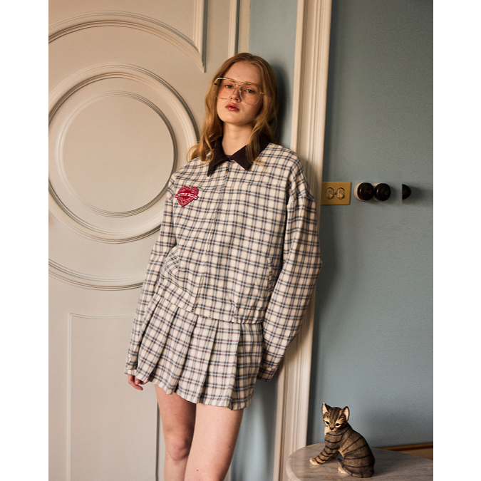 Littlemojo Howdy Plaid Woman Jacket