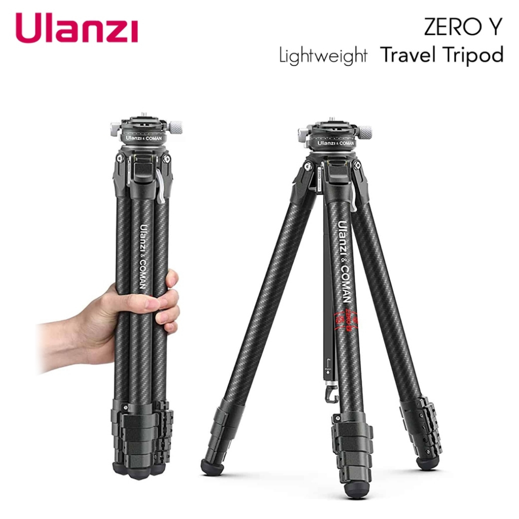 Ulanzi Coman ZERO Y Profesional Carbon Travel Tripod พร้อมส่ง