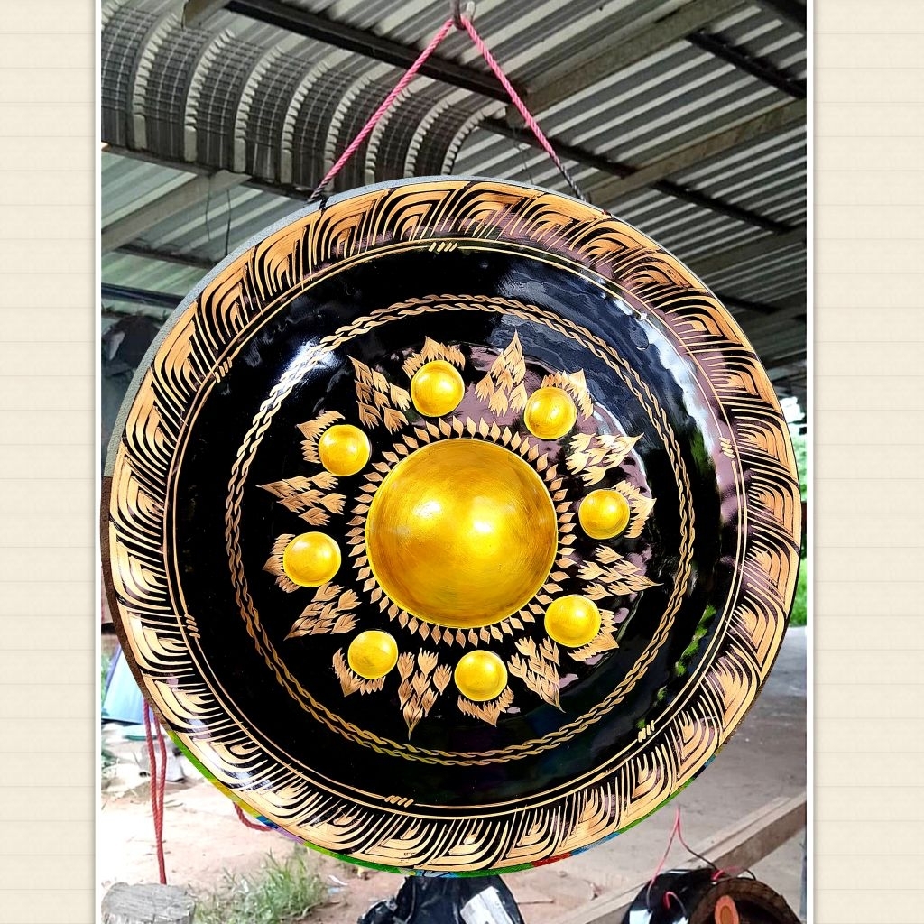 ฆ้อง ขนาด 60 ซม. เสียงดี เสริมชื่อเสียง บารมี โชคลาภ***สินค้าขายดี*** - รูปที่ 5