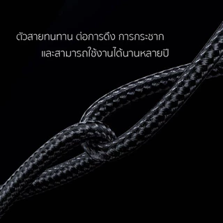 Eloop S51 / S53 สายชาร์จแบบเร็ว QC4.0+PD Type-C To Type-C / Type-C To L-Cable ของแท้100%