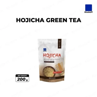 Bluekoff ผงชาเขียวโฮจิฉะ ชาเขียวคั่วเข้มข้น Hojicha Greentea Premium
