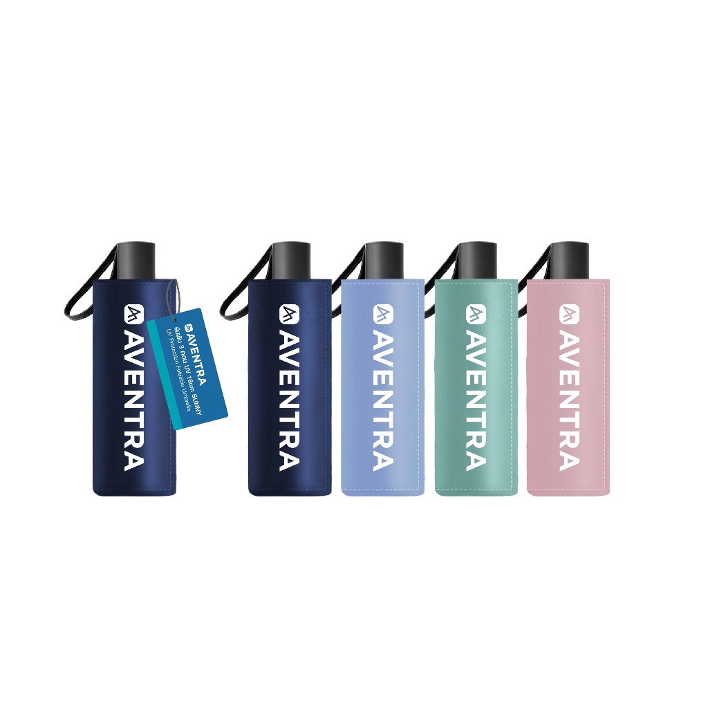 AVENTRA ร่มพับ 3 ตอน UV SUNNY 18 ซม. คละสี จัดส่งโดย HomePro