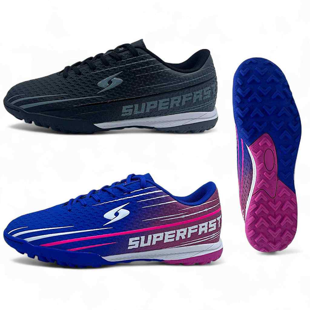 HARA Superfast ร้อยปุ่ม turf รองเท้าสตั๊ดร้อยปุ่ม หน้ากว้าง รองเท้าฟุตบอลร้อยปุ่ม สำหรับหญ้าเทียม รหัสรุ่น T01