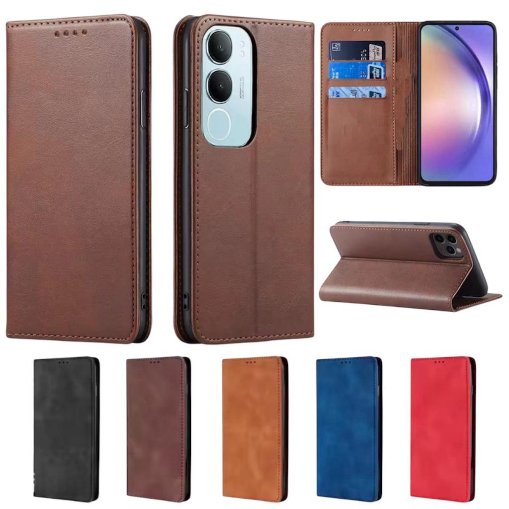 เคส ฝาพับ กระเป๋าหนัง สำหรับ Vivo Y21D Y19S Y200 Y31 5G เคส กันกระแทก เปิดปิด ฝาพับหนัง ใส่บัตรXUNTE