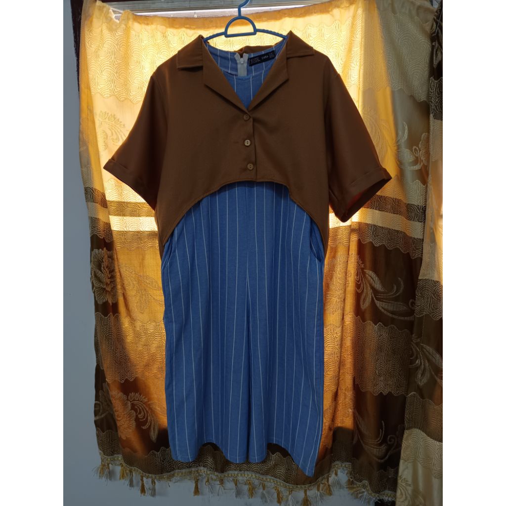 ชุดเซ็ท Zara มือสองของแม่ค้า 100 บาท Size Xs - M สีจริงรูปสุดท้าย