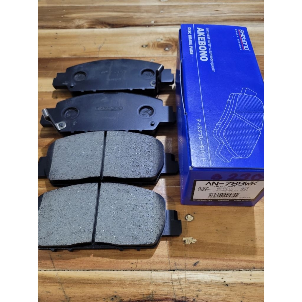 Akebono ผ้าดิสเบรคหน้า ฮอนด้า แอคคอร์ด G9,G10 / HR-V (AN789WK) Honda Accord