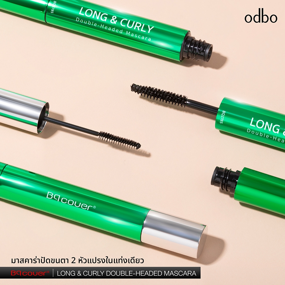ODBO ماسكارا برأسين BQ Cover Long & Curly — صورة 3