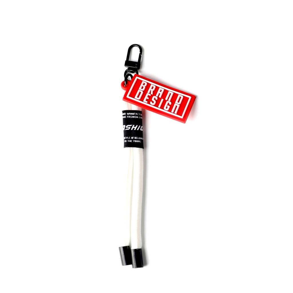 เชือกคล้องโทรศัพท์ สายห้อยกุญแจ ห้อยหูฟัง ห่วงโลหะแข็งแรง สายคล้องมือถือ 5 สี ดำ ขาว เขียว ครีม ส้ม - รูปที่ 6