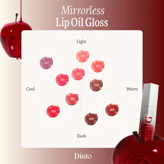 [2 ชิ้น 399 เฉพาะ Official Live] [Snowwhite Collection] Dinto: Mirrorless Lip Oil Gloss ลิปออยล์กลอส [Official Store]