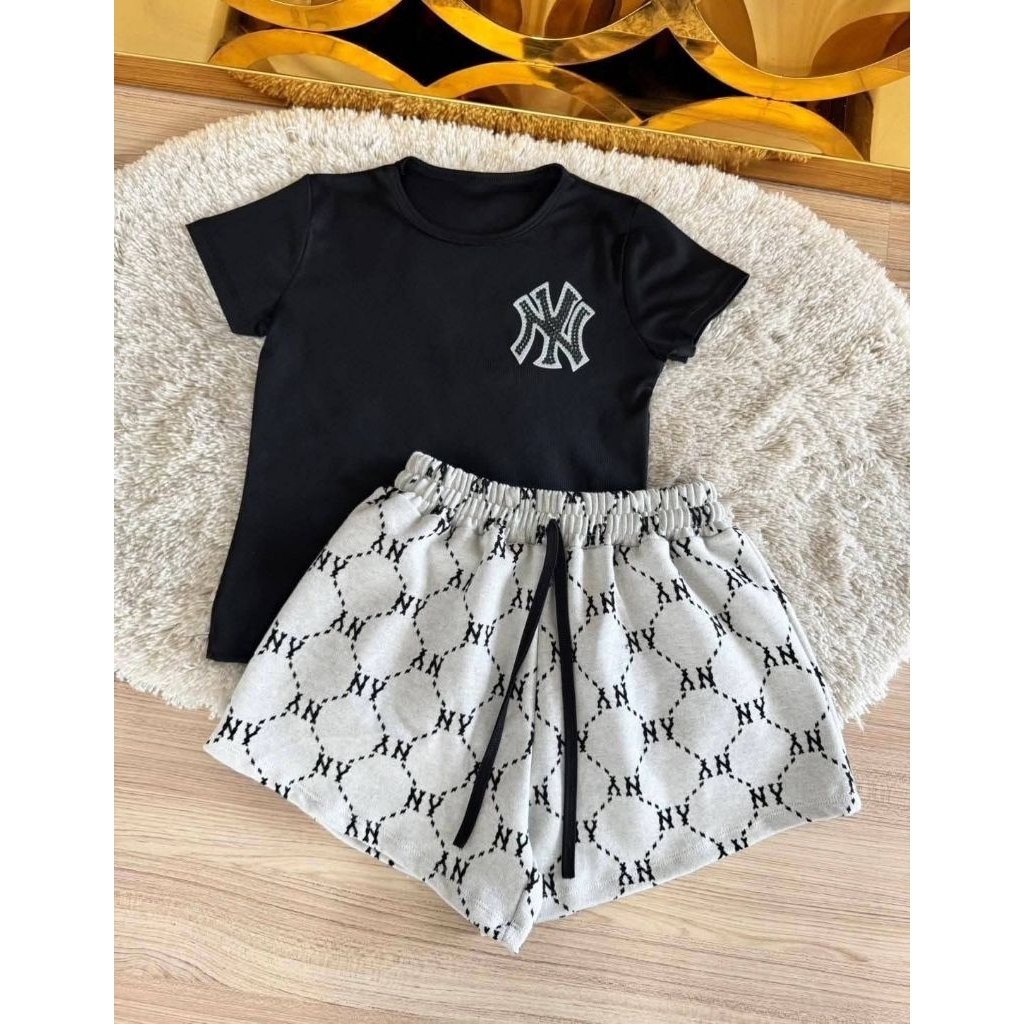 เสื้อยืดลายNYกางเกงลายNY