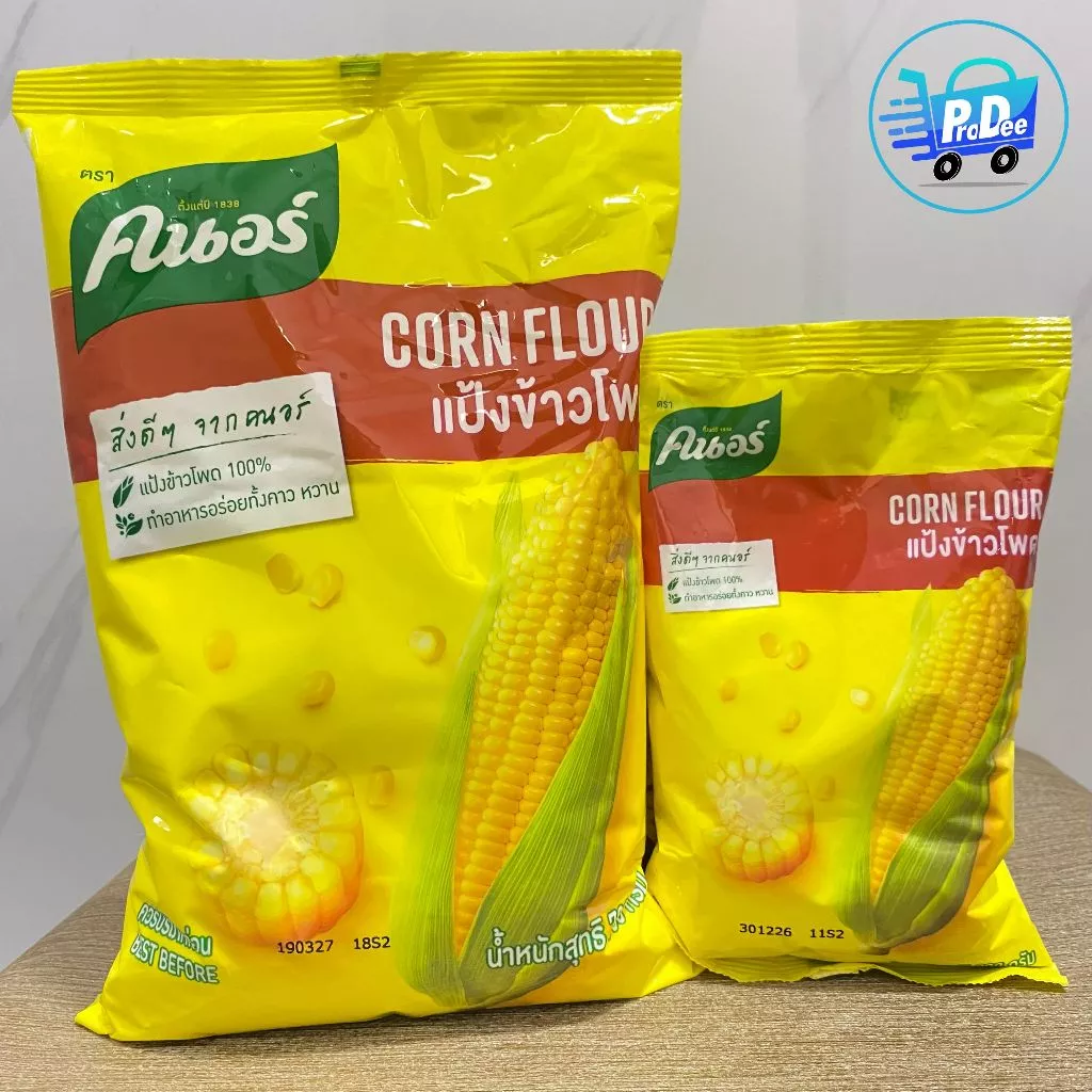 [1ถุง] คนอร์ แป้งข้าวโพด 200-700 กรัม Knorr Corn Flour 200-700 g.